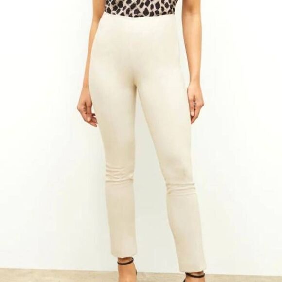 NWT M.M. Lafleur  The Foster Cigarette Pant in bone sz 10 - Picture 1 of 7
